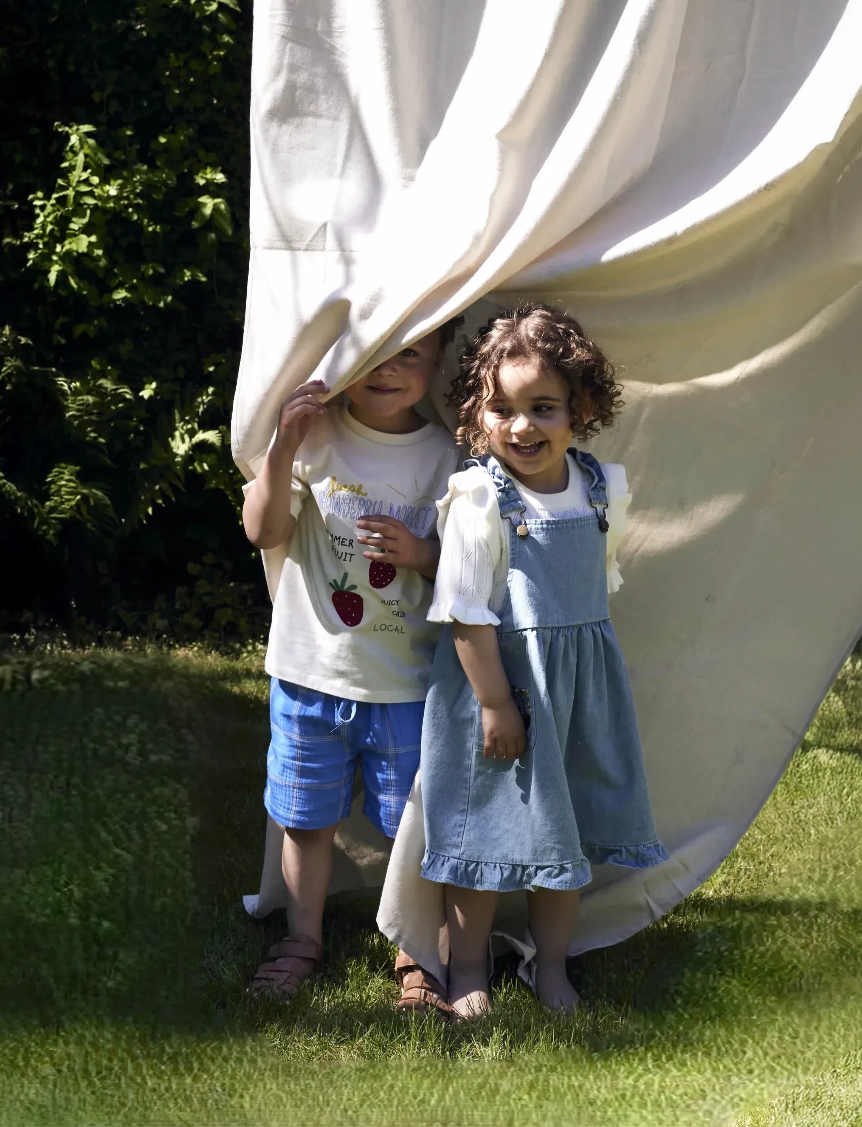 Fliink DON EMBR SPENCERDRESS - Dresses - BLUE / blue