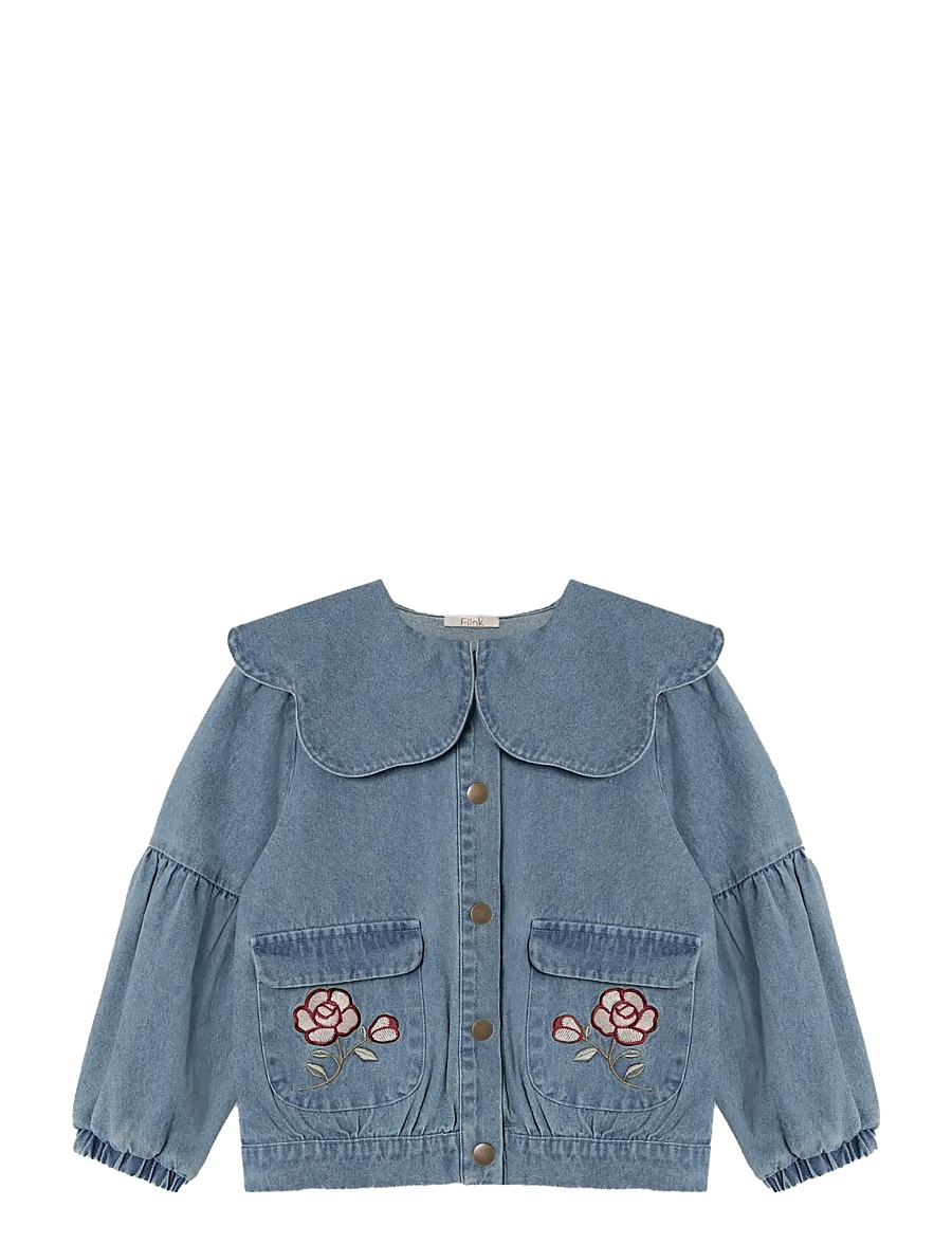 Fliink - DON ROSE BOMBERJACKET - denimjakker - blue - 1