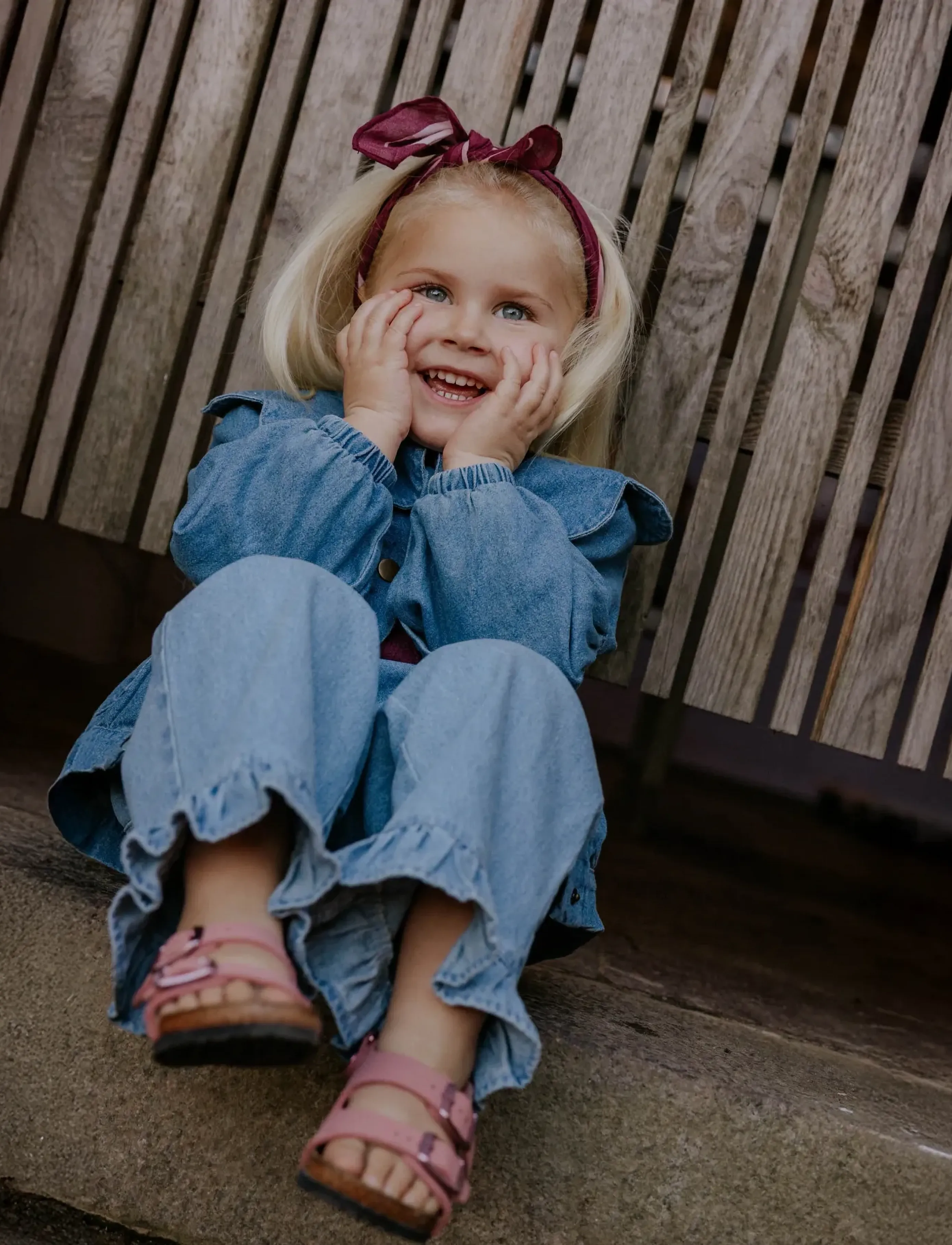 Fliink DON ROSE PANT - Bukser - BLUE / blue