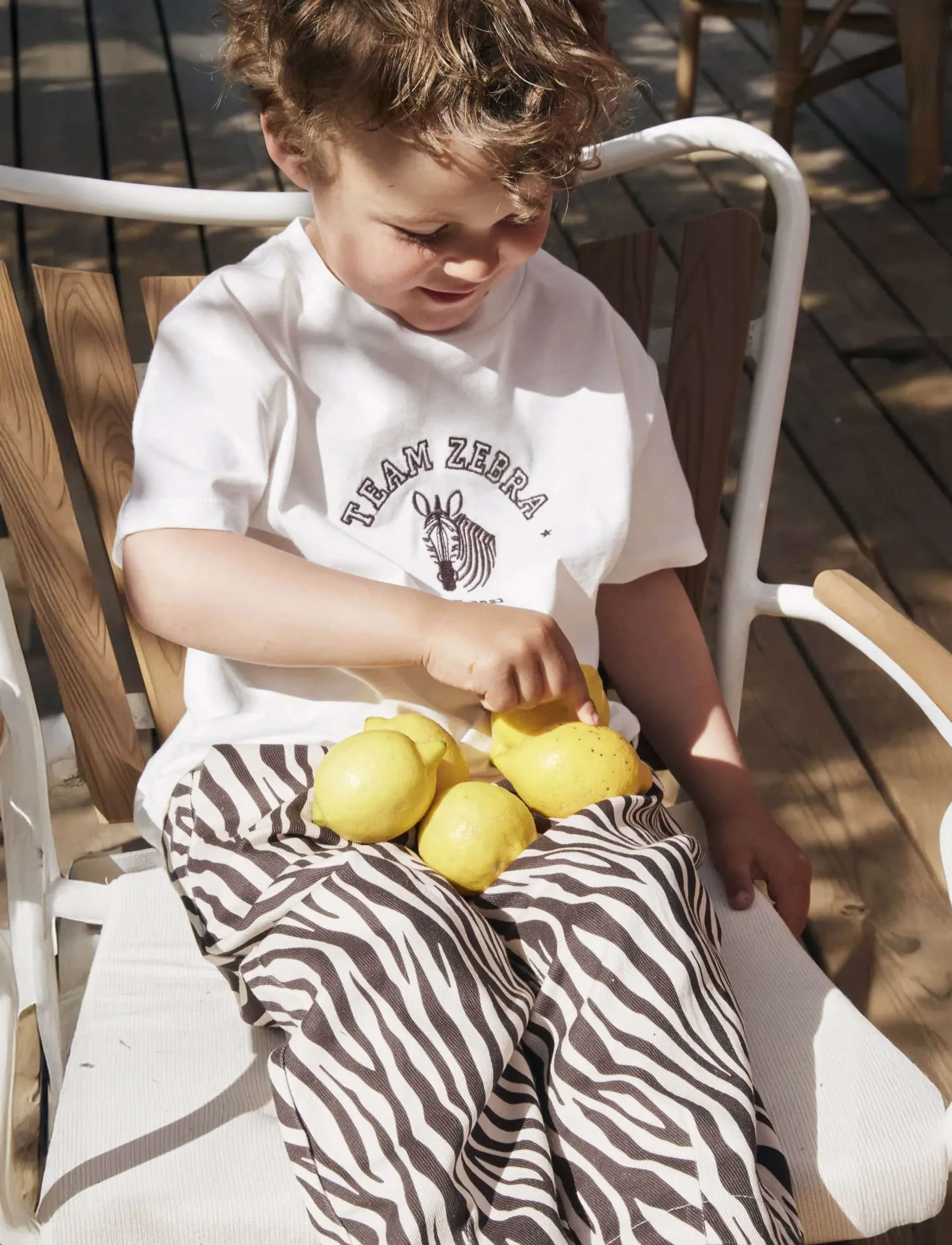 Fliink DUNA ZEBRA PANT - Vauvojen housut - CREAM / multi