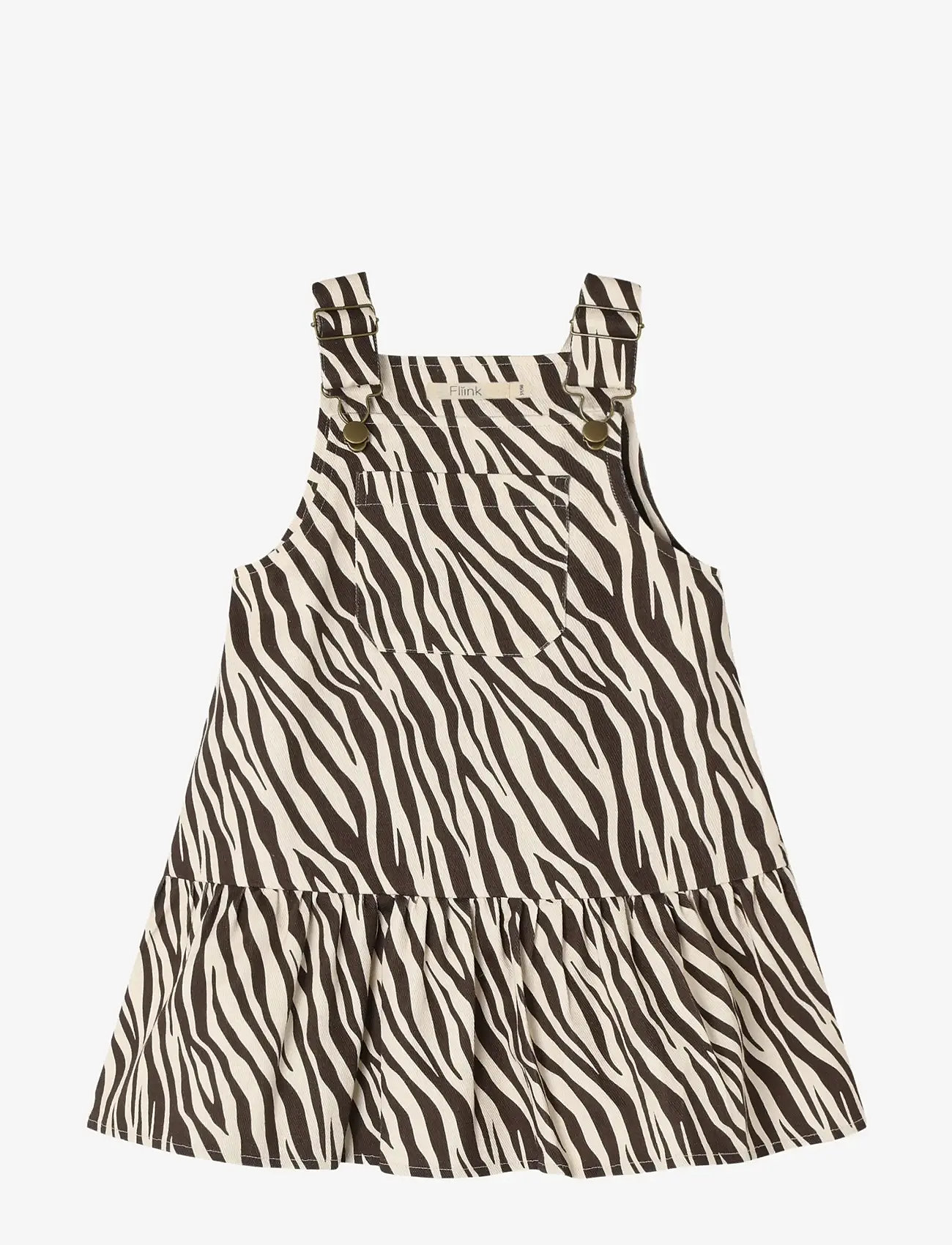 Fliink - DUNA ZEBRA SPENCER DRESS - overallkjoler - cream - 1