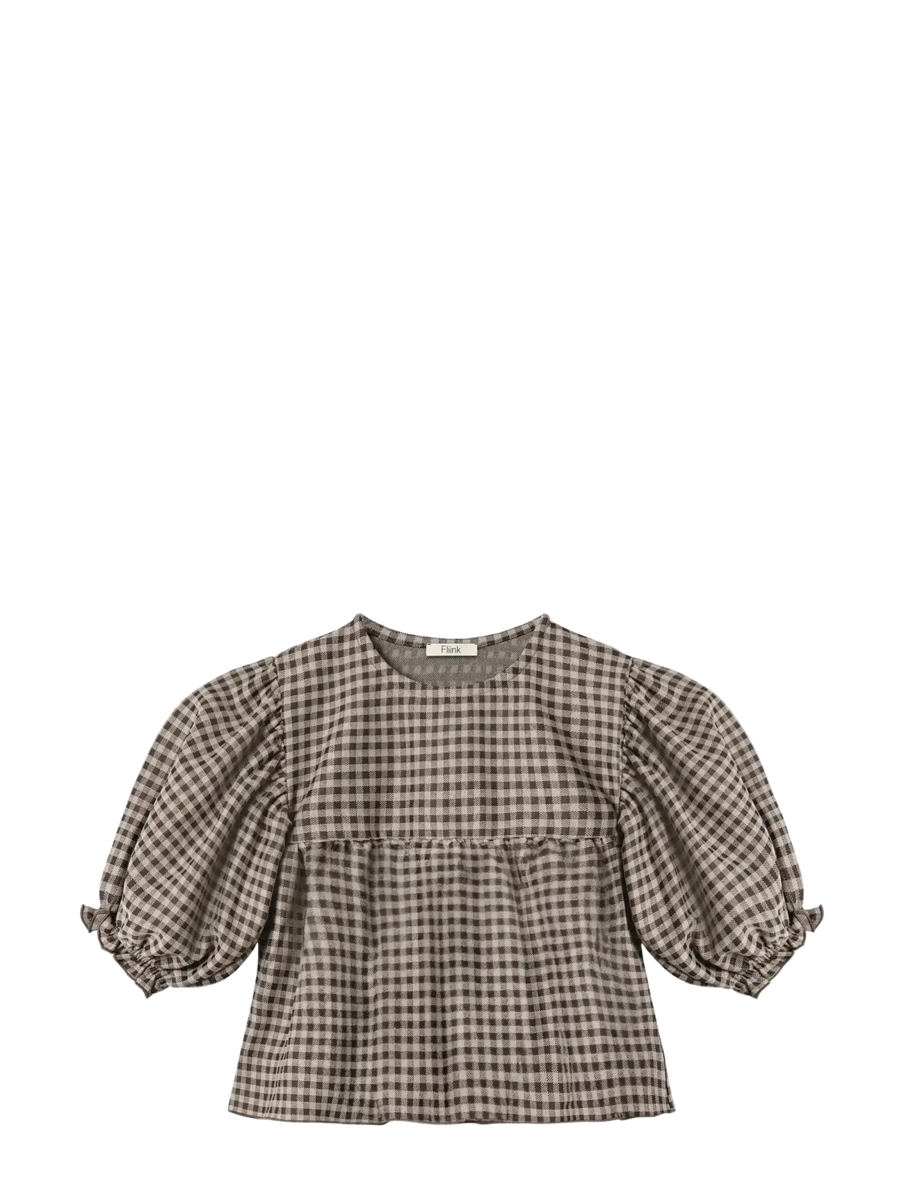 Fliink ELLA BLOUSE - Apģērbs - SANDSHELL / COFFEE BEAN / brown