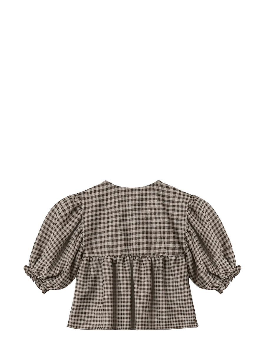 Fliink - ELLA BLOUSE - chemisiers & tuniques - sandshell / coffee bean - 1
