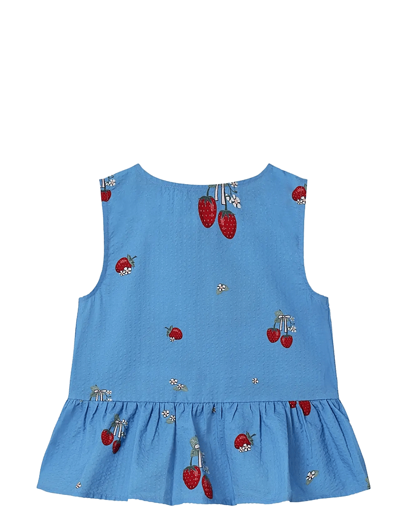 Fliink - ELMA SL TOP - blusen & tuniken - blue - 0