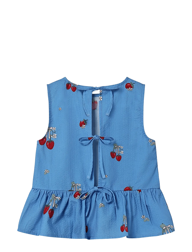 Fliink - ELMA SL TOP - blusen & tuniken - blue - 1