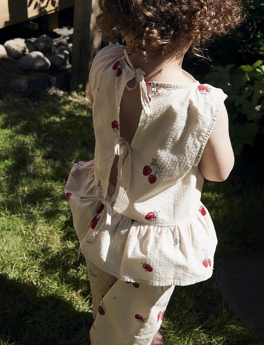 Fliink - ELMA SL TOP - blusen & tuniken - cream - 3