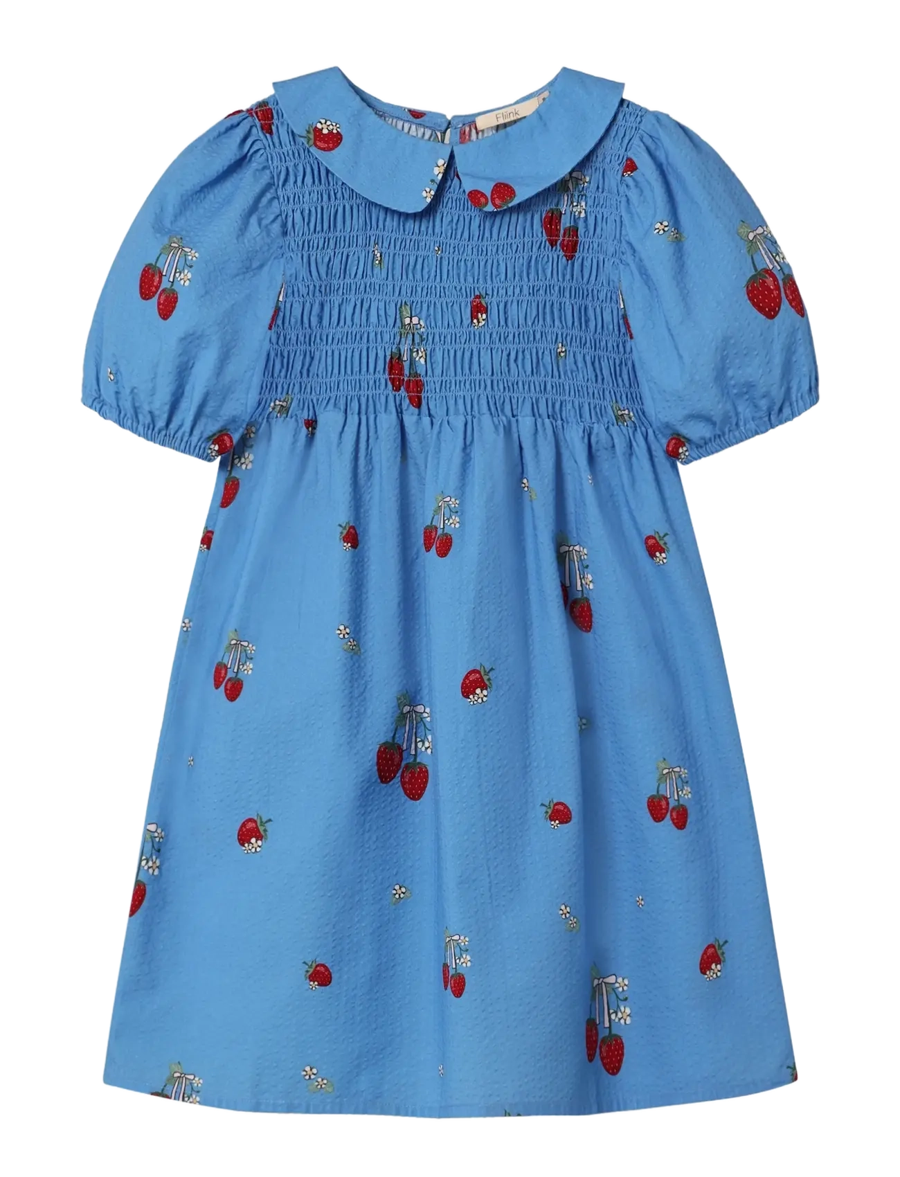 Fliink ELMA SS DRESS - Kurzärmelige Freizeitkleider - BLUE / blue