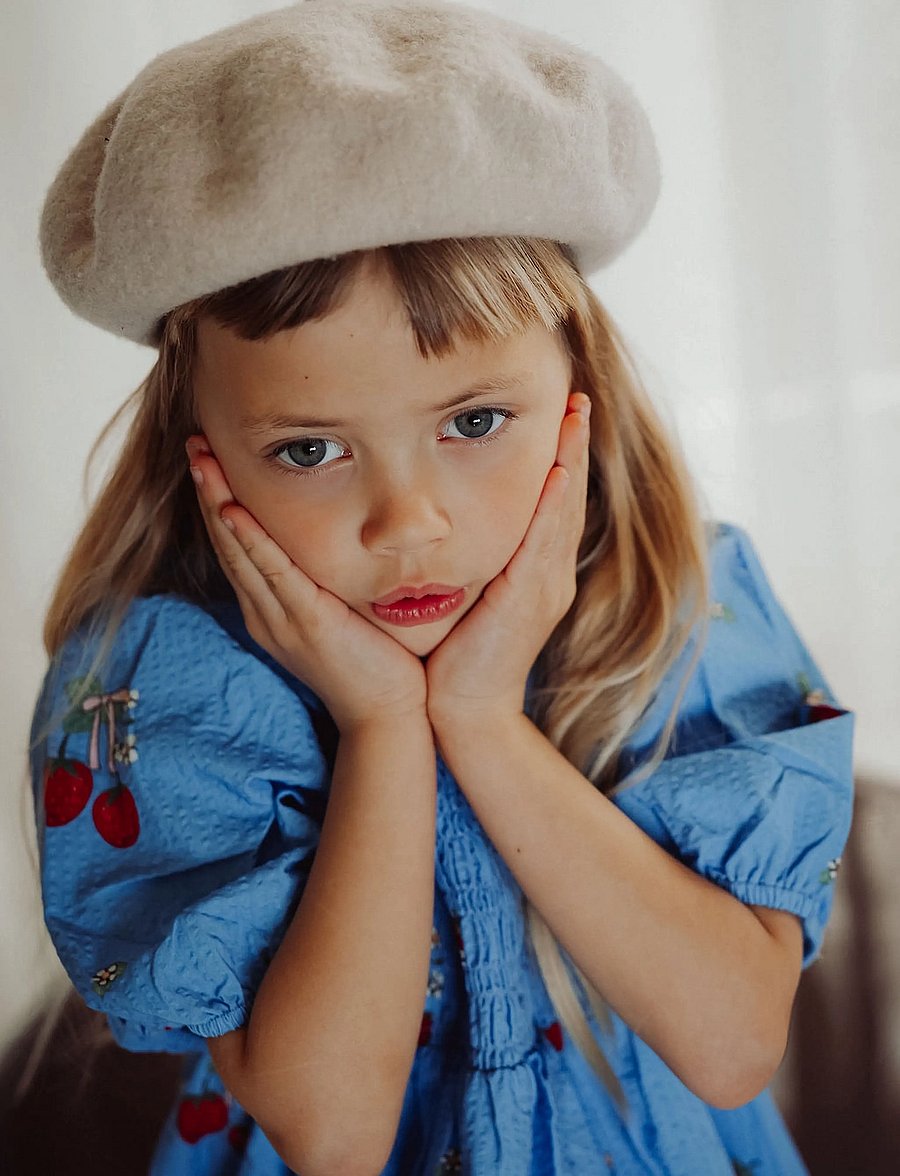 Fliink - ELMA SS DRESS - kortærmede babykjoler - blue - 3