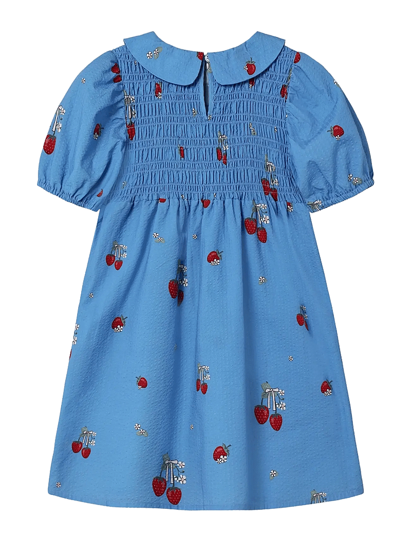 Fliink - ELMA SS DRESS - lühikeste varrukatega beebi kleidid - blue - 1