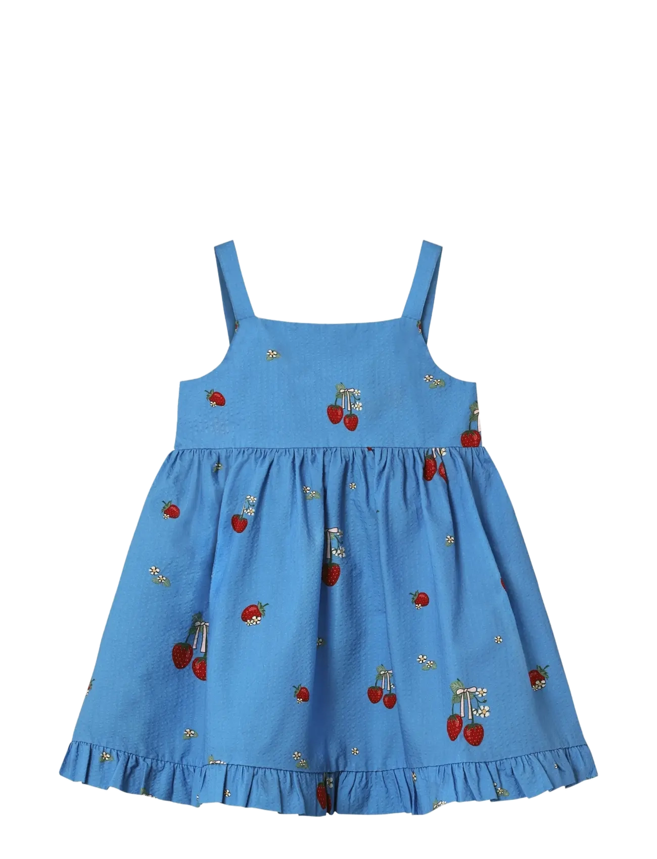Fliink Elma Strap Dress, 116, Casual Dresses, Blau - Sleeveless Kinder
