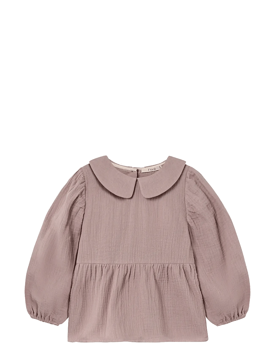Fliink - ELMO LS BLOUSE - blusen & tuniken - pink - 0