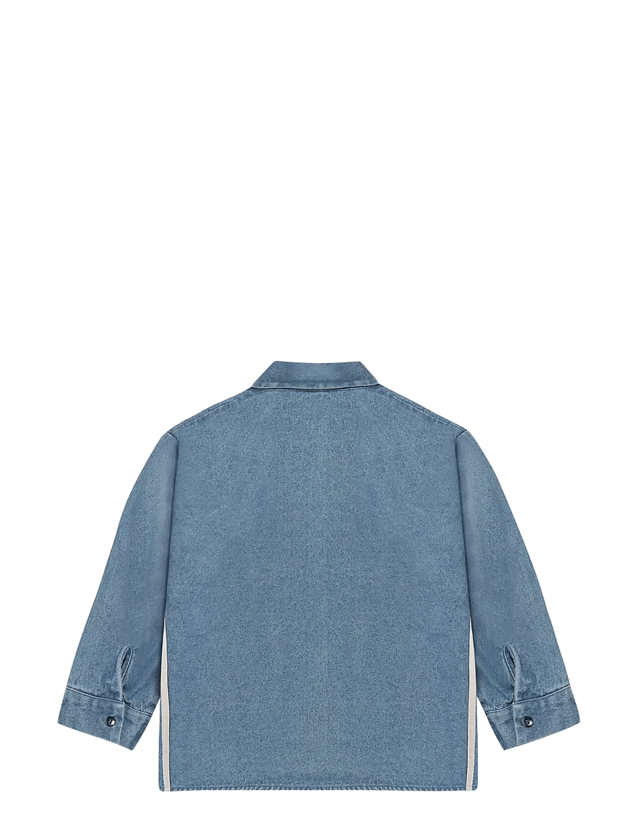 Fliink - DON CONTRAST LS SHIRT - langärmlige hemden - blue - 2