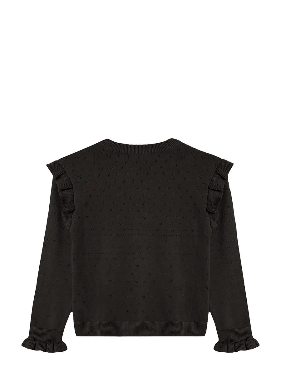 Fliink - FAME O-NECK BLOUSE - džemprid - coffee bean - 1
