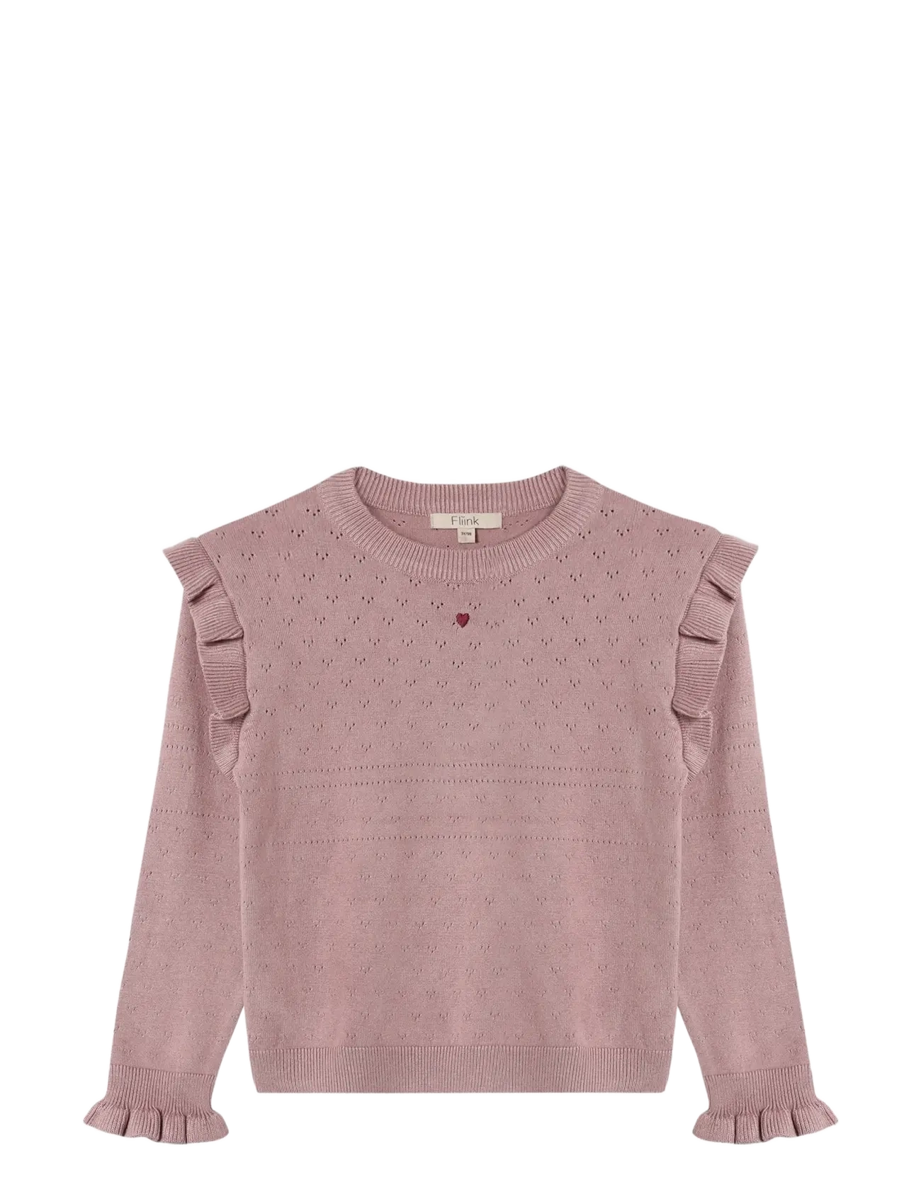 Fliink Fame O-Neck Blouse, 120, Pink, Strik > Pullovere, Børn