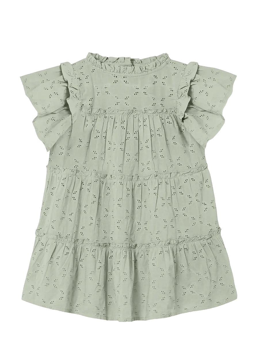 Fliink - HARPER DRESS - vauvojen lyhythihaiset mekot - green - 0