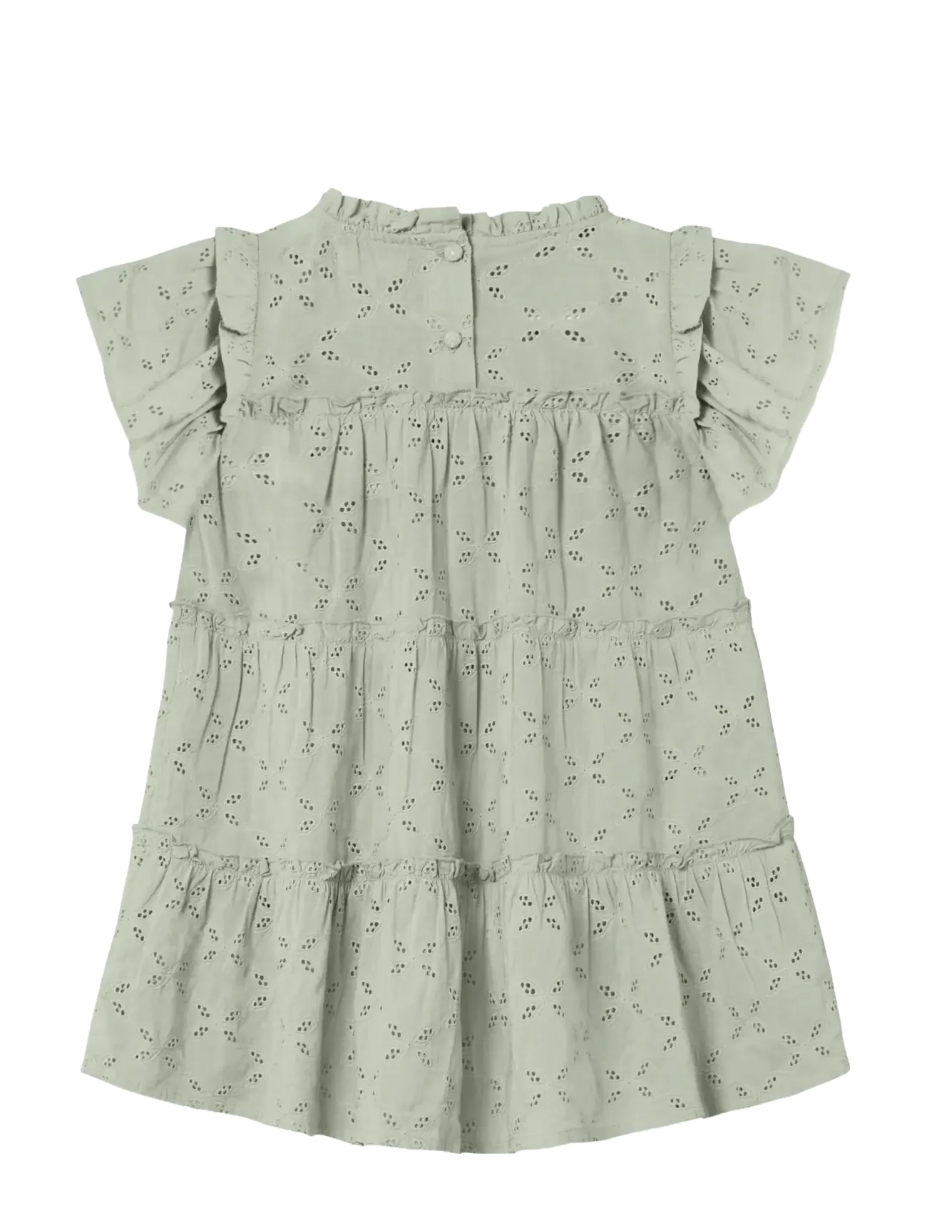 Fliink - HARPER DRESS - kortärmade babyklänningar - green - 2