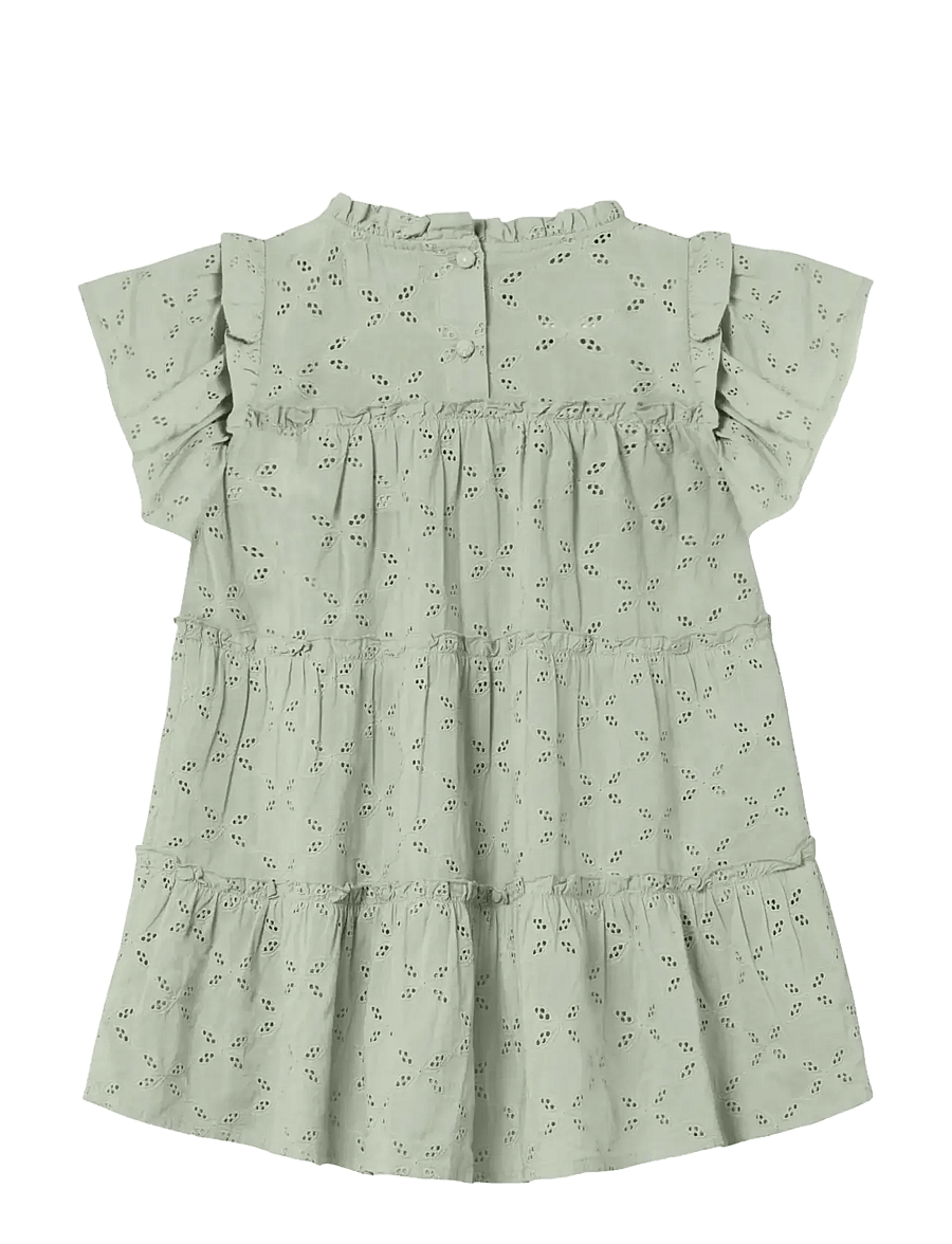 Fliink - HARPER DRESS - vauvojen lyhythihaiset mekot - green - 2