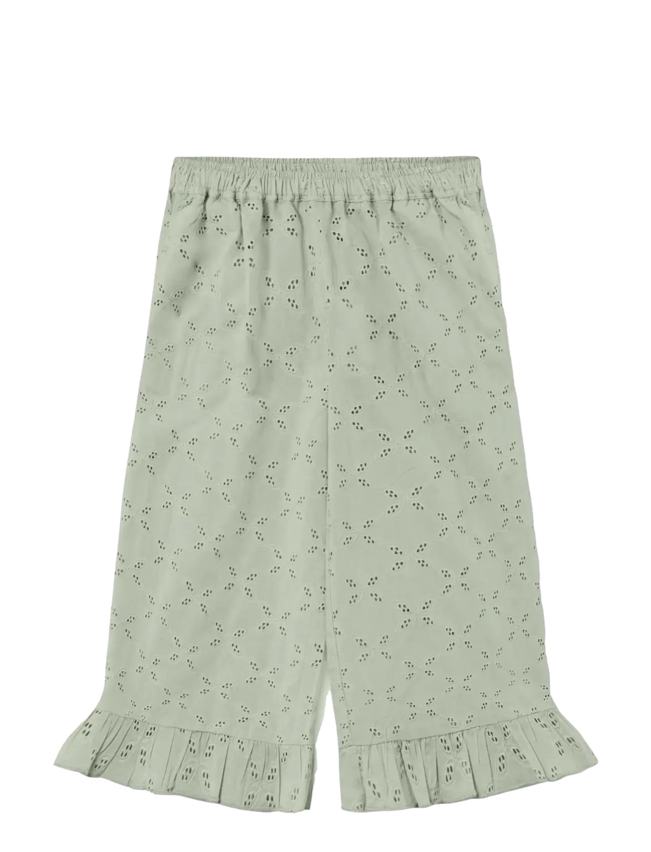 Fliink HARPER RUFFLE PANT - Babybyxor - GREEN / green