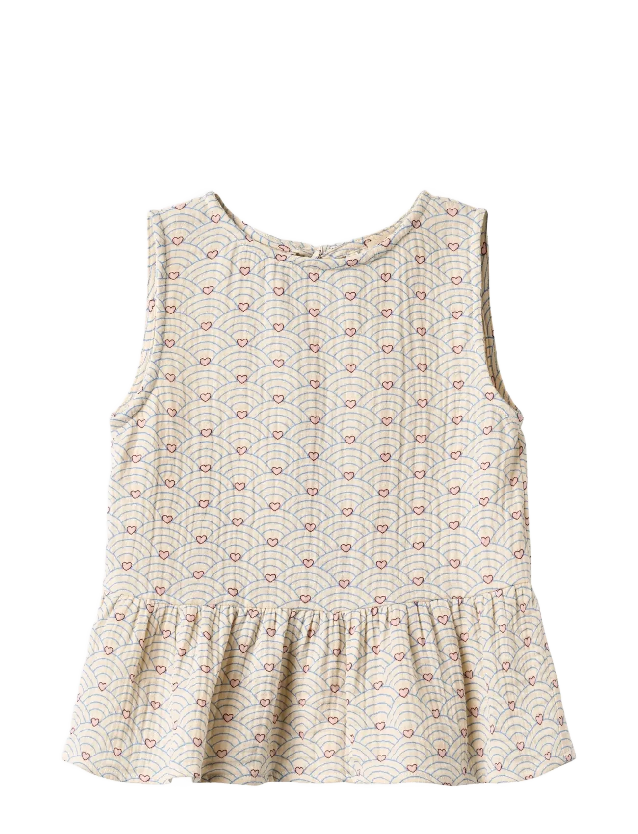 Fliink Bridget Top, 86, T-shirts, Creme - Sleeveless, Kinder