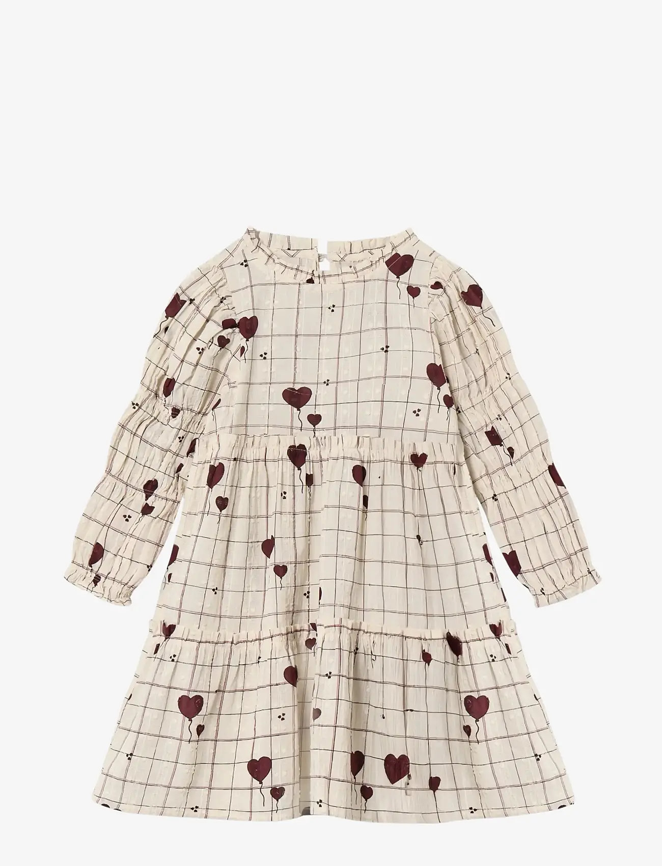 Fliink - ILOVE DRESS - pikkade varrukatega beebi kleidid - pink - 1