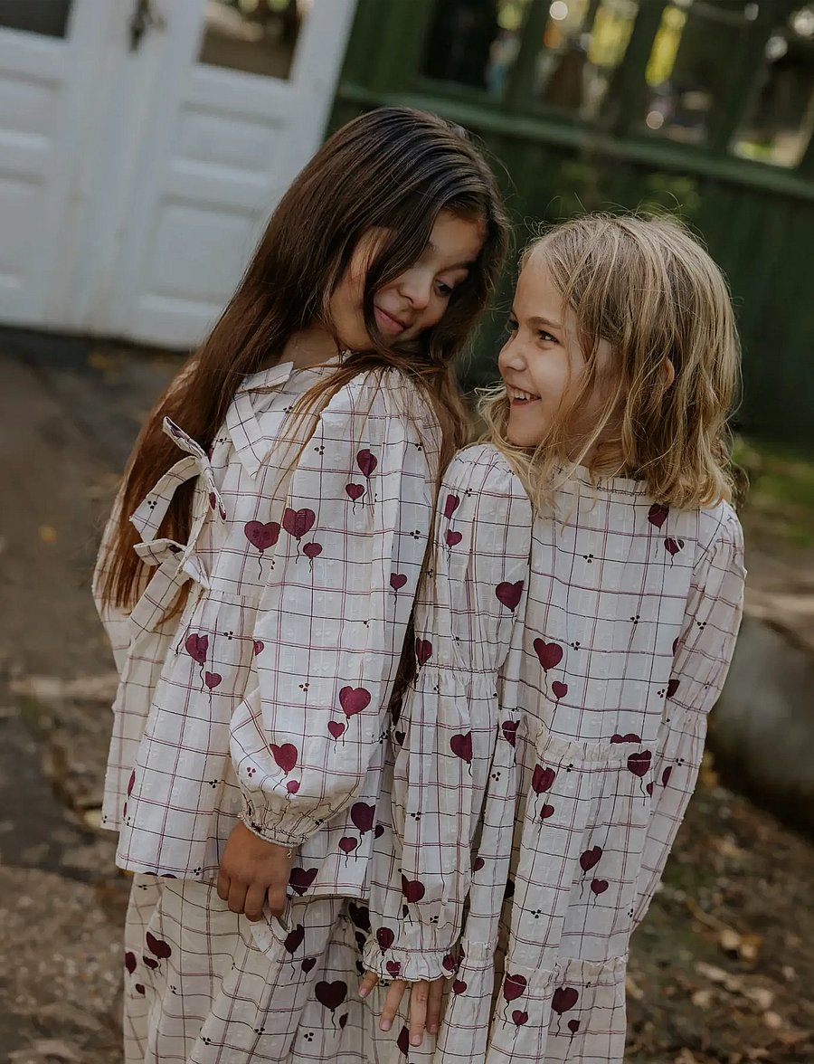 Fliink - ILOVE DRESS - långärmade babyklänningar - pink - 0