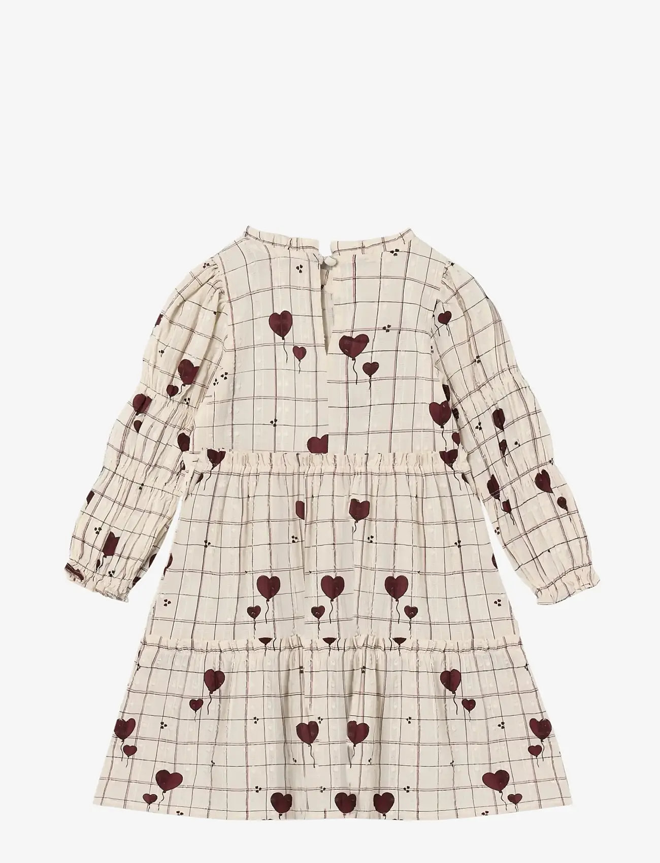 Fliink - ILOVE DRESS - pikkade varrukatega beebi kleidid - pink - 2