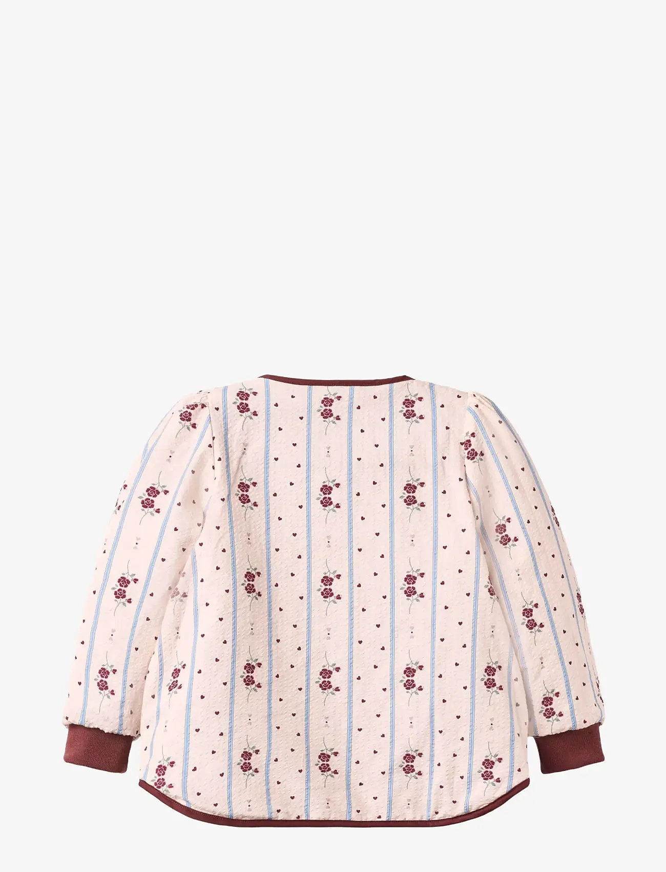 Fliink - KOTA REVERSIBLE FLOWER JACKET - quiltede jakker - burgundy - 4