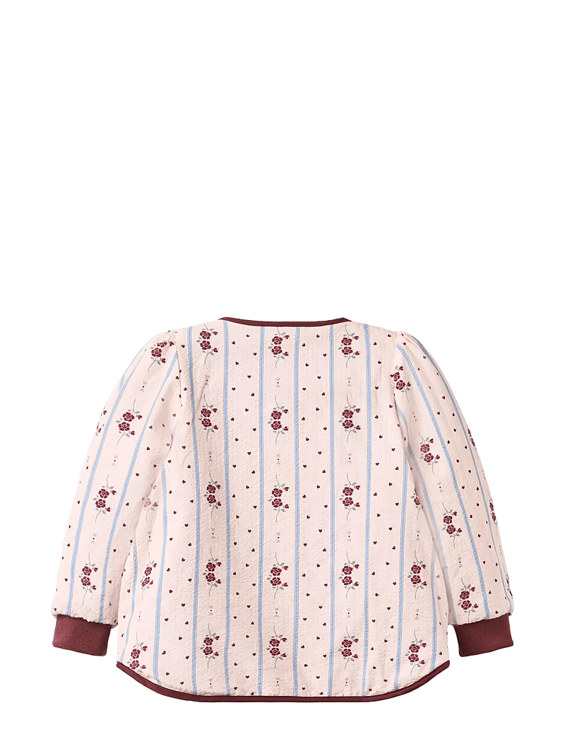 Fliink - KOTA REVERSIBLE FLOWER JACKET - quiltede jakker - burgundy - 4