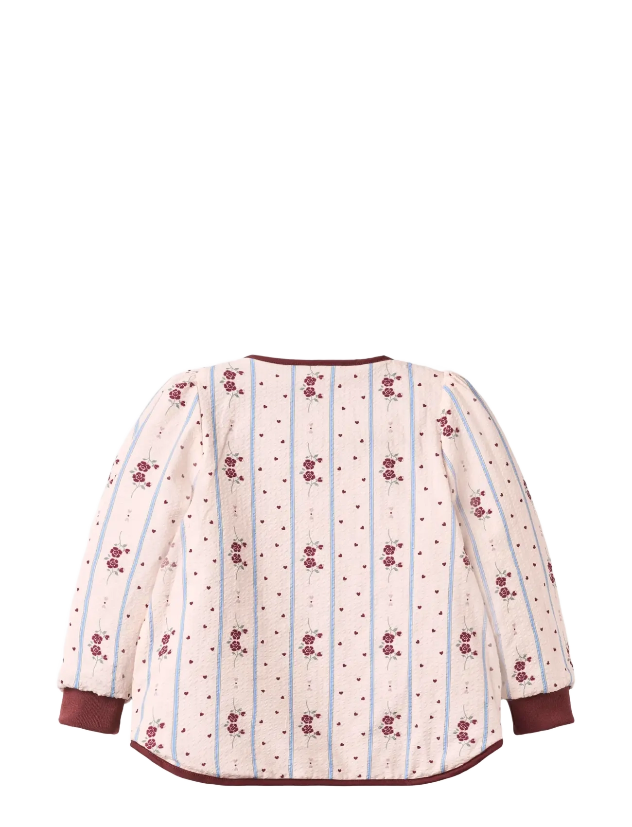 Fliink - KOTA REVERSIBLE FLOWER JACKET - quilted jassen - burgundy - 4