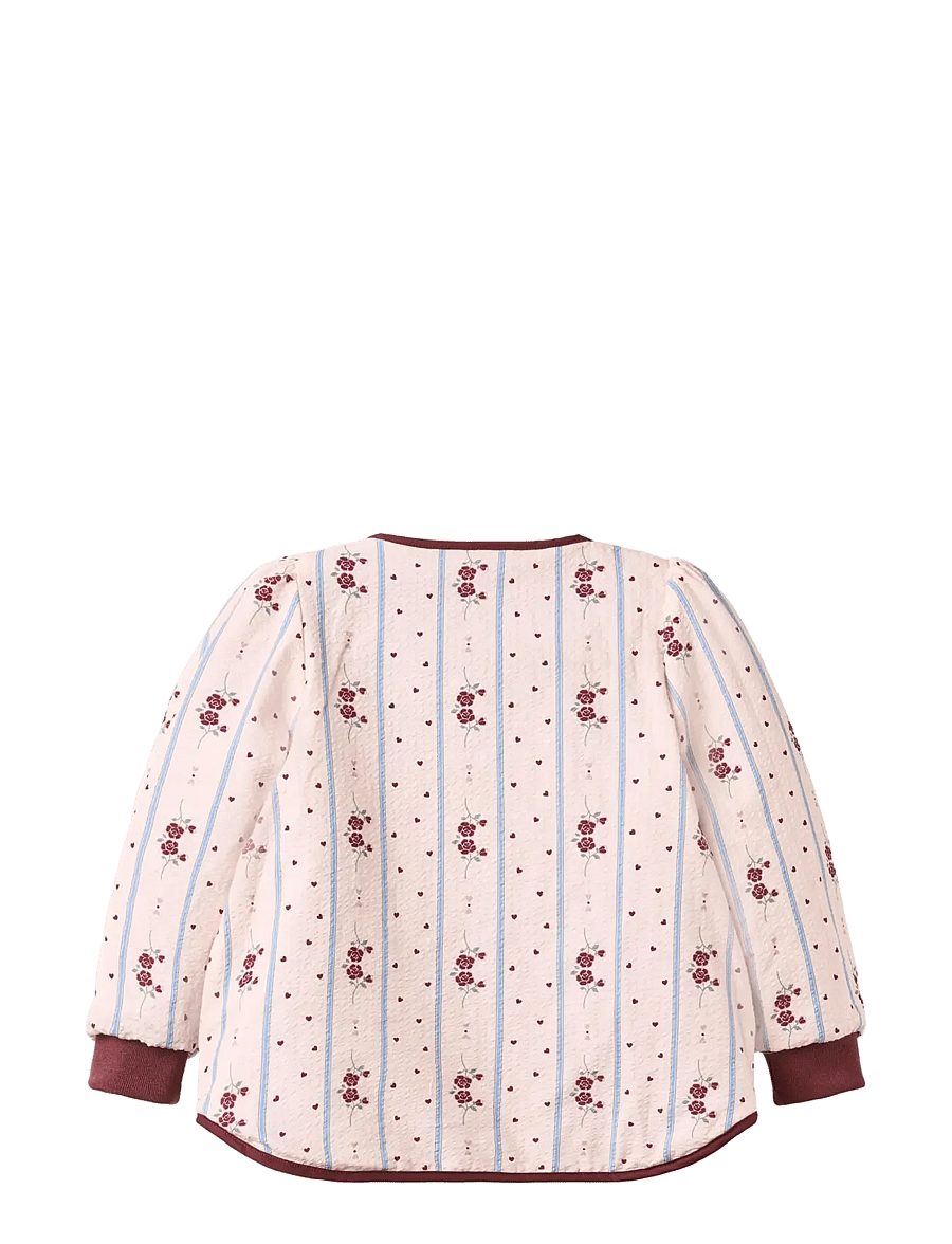 Fliink - KOTA REVERSIBLE FLOWER JACKET - quilted jassen - burgundy - 4