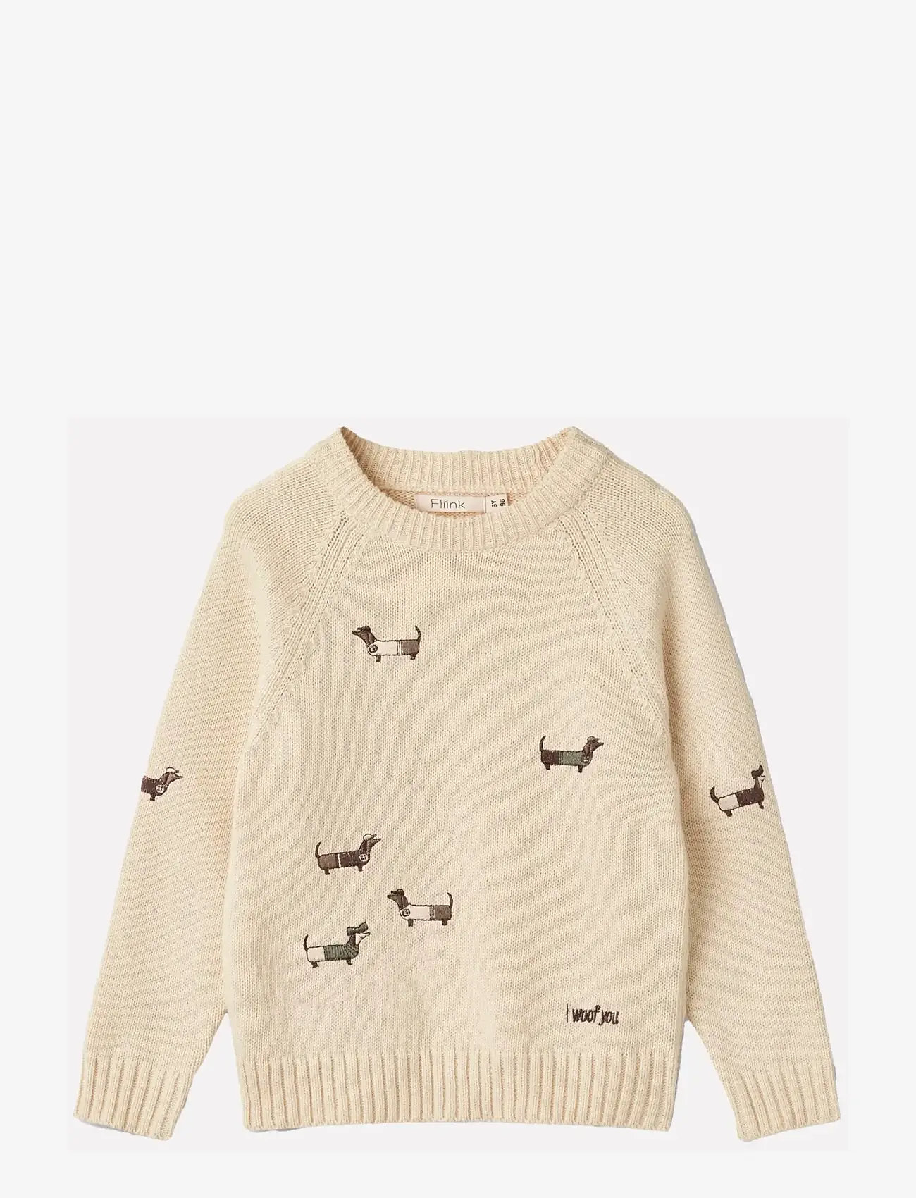 Fliink - MAHDI DOG PULLOVER - džemprid - cream - 1