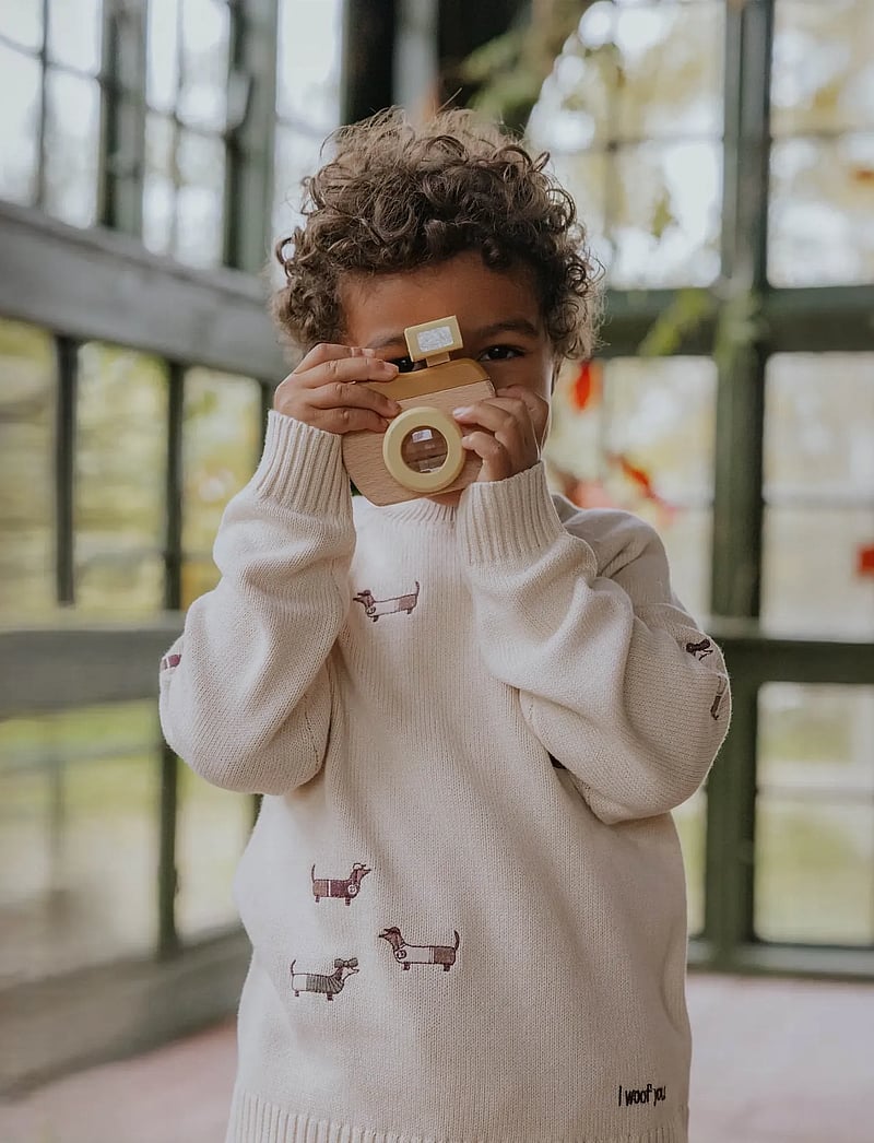 Fliink - MAHDI DOG PULLOVER - džemprid - cream - 4