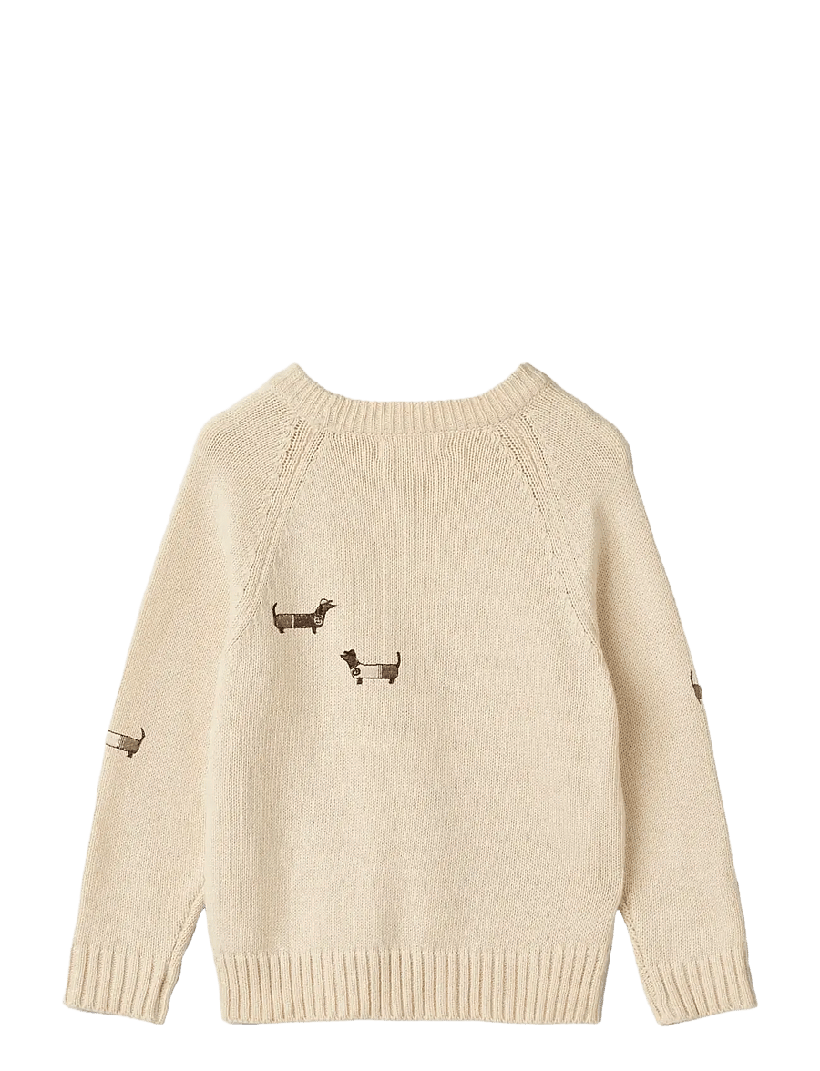 Fliink - MAHDI DOG PULLOVER - neulepuserot - cream - 2