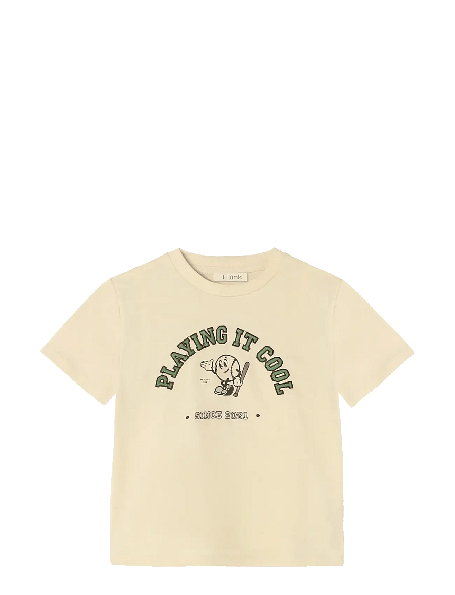 Fliink - SOMMER COOL T-SHIRT - kortärmade t-shirts - cream - 1