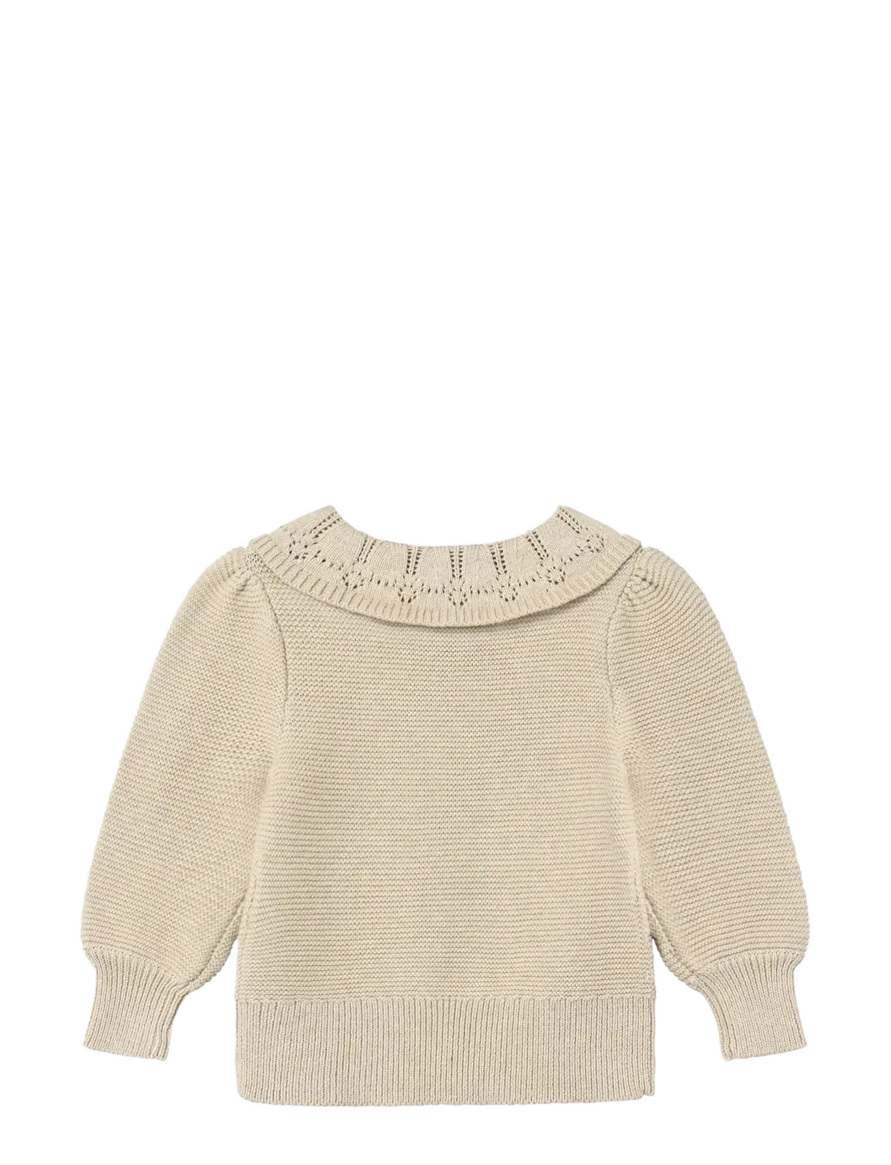 Fliink - JULIE LS KNIT BLOUSE - neulepuserot - sandshell - 1