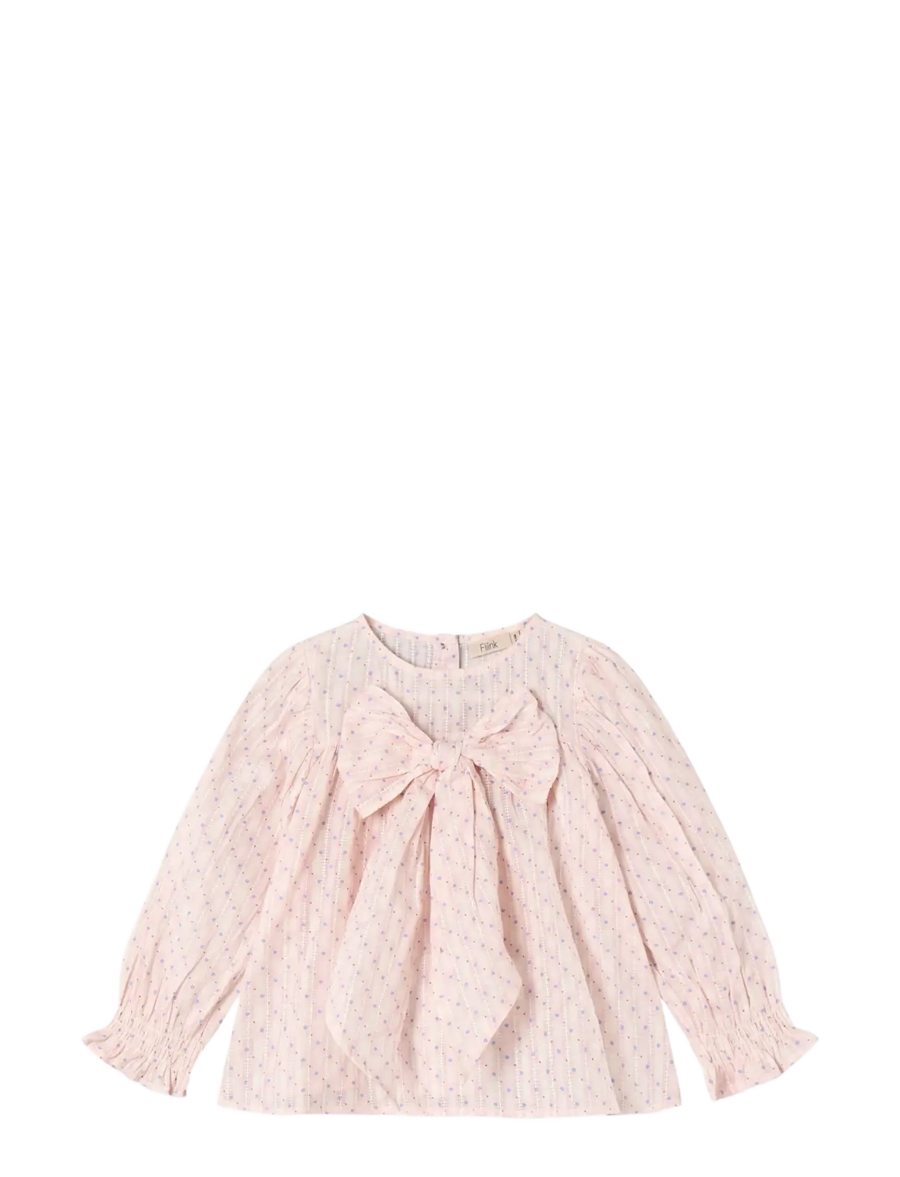 Fliink ZORRO LS BOW BLOUSE - Odzież - PINK / pink/rose