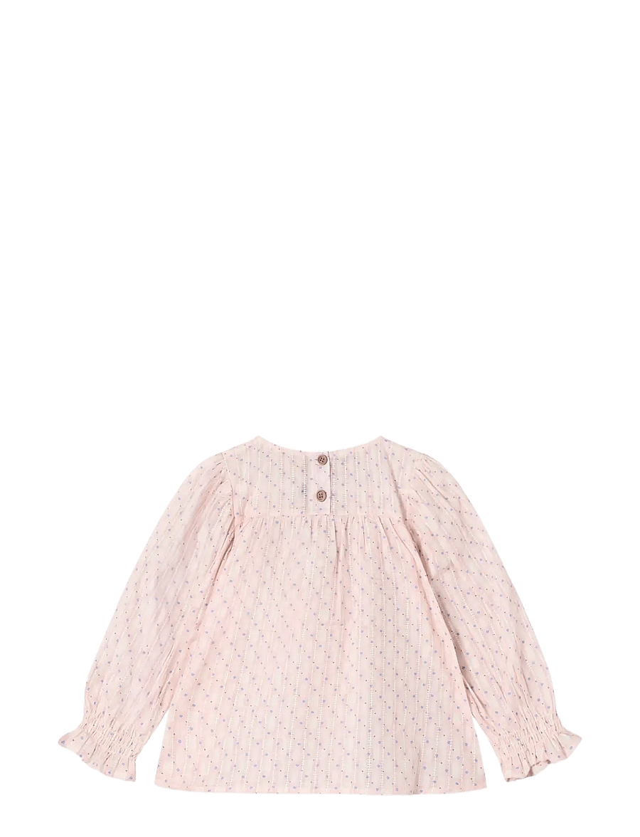 Fliink - ZORRO LS BOW BLOUSE - chemisiers & tuniques - pink - 1