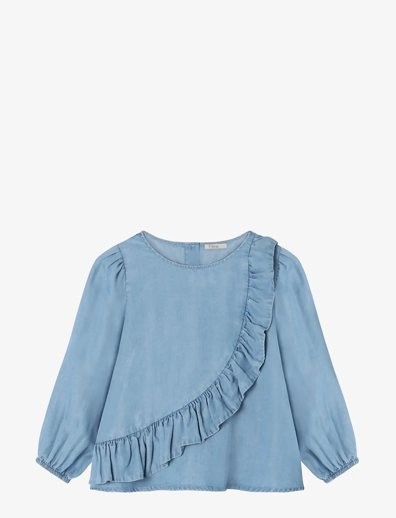 Fliink - HELENE LS BLOUSE - blusar & tunikor - blue - 1