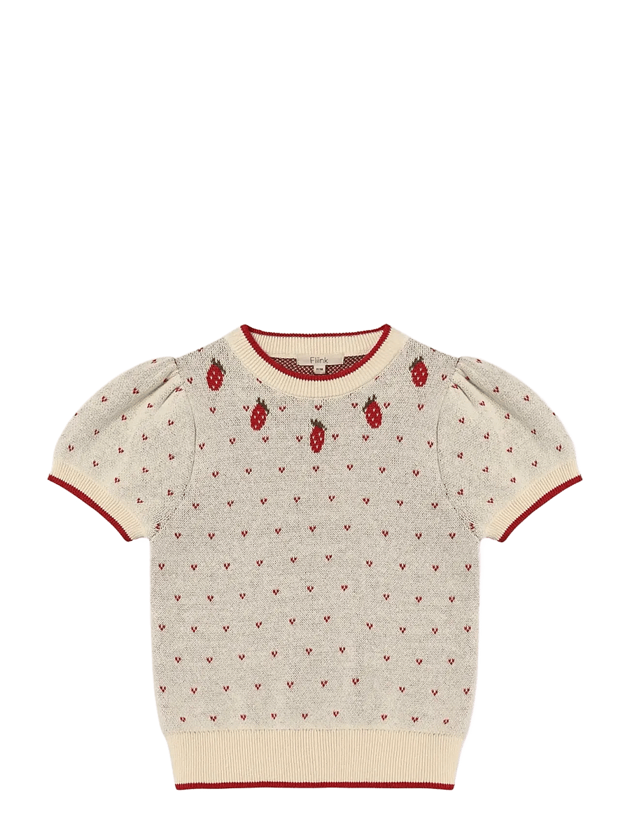 Fliink - BOLETTE SS BLOUSE - pullover - cream - 1