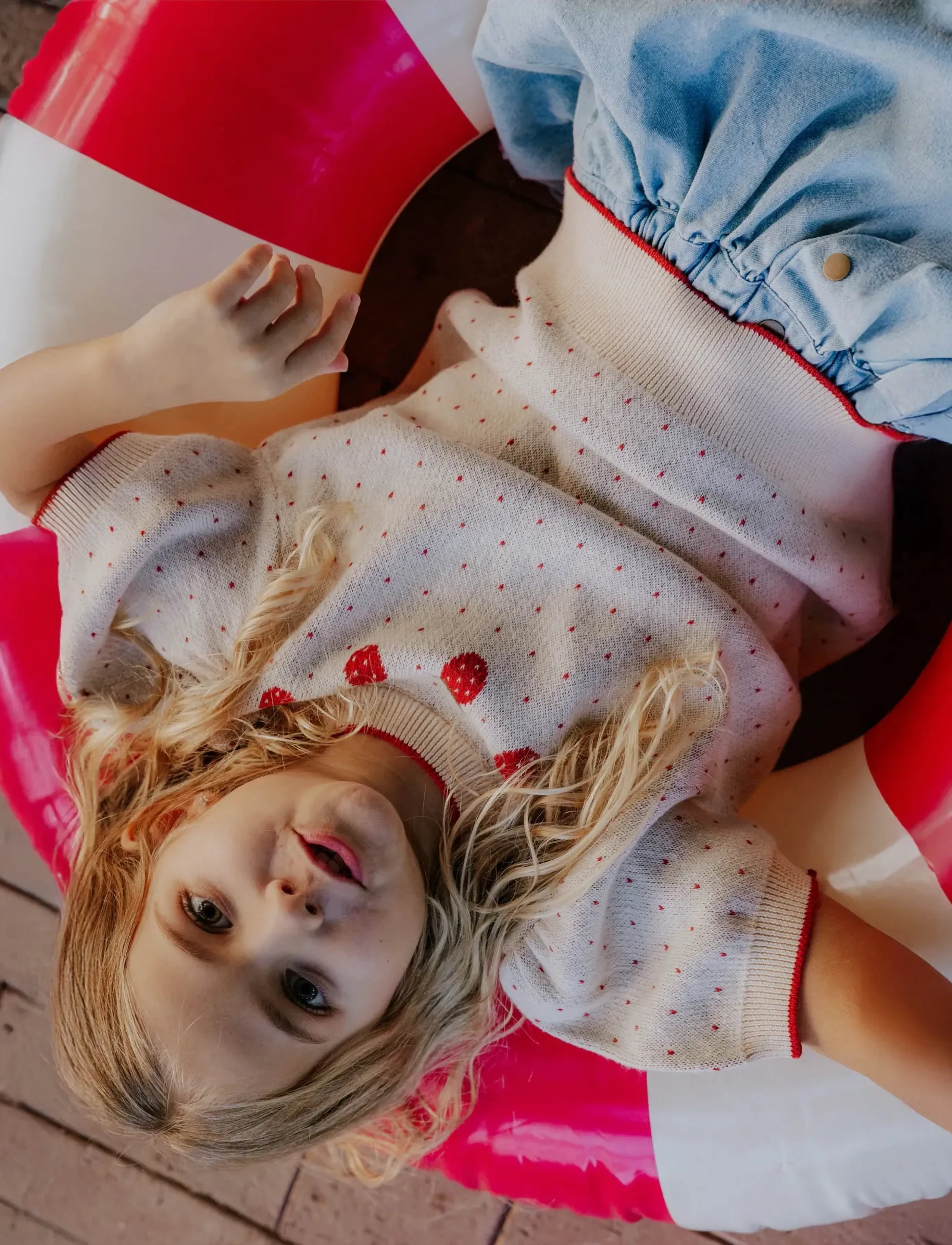 Fliink BOLETTE SS BLOUSE - Gensere - CREAM / cream