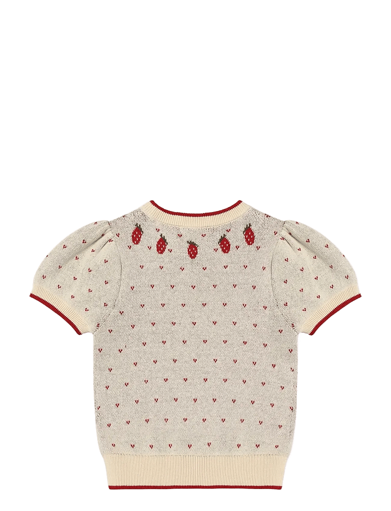 Fliink - BOLETTE SS BLOUSE - pullover - cream - 2