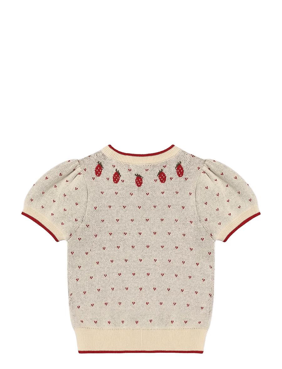 Fliink - BOLETTE SS BLOUSE - pullover - cream - 2