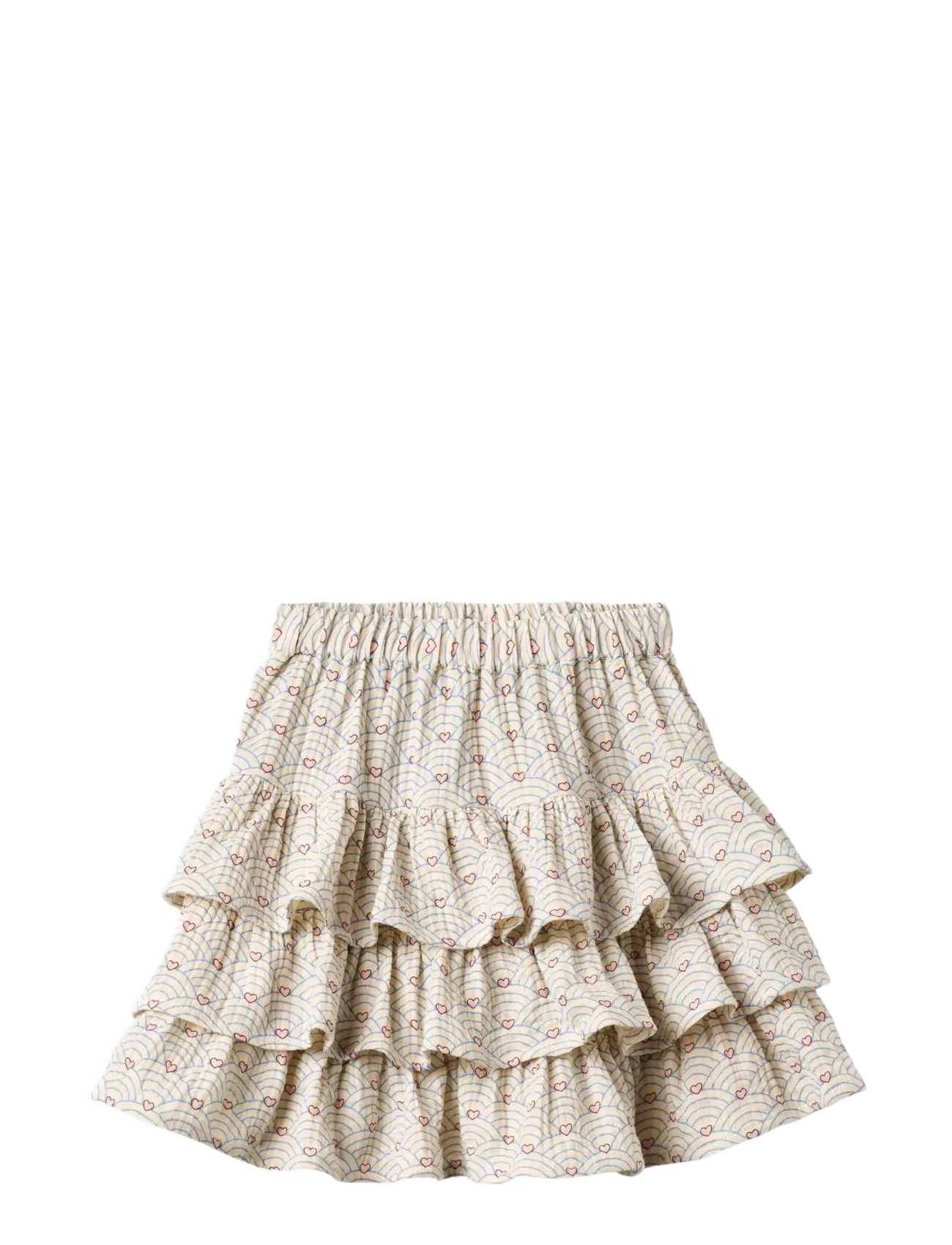 Fliink Bridget Skirt, Børn, Flæseskørt, Cream, Str: 104