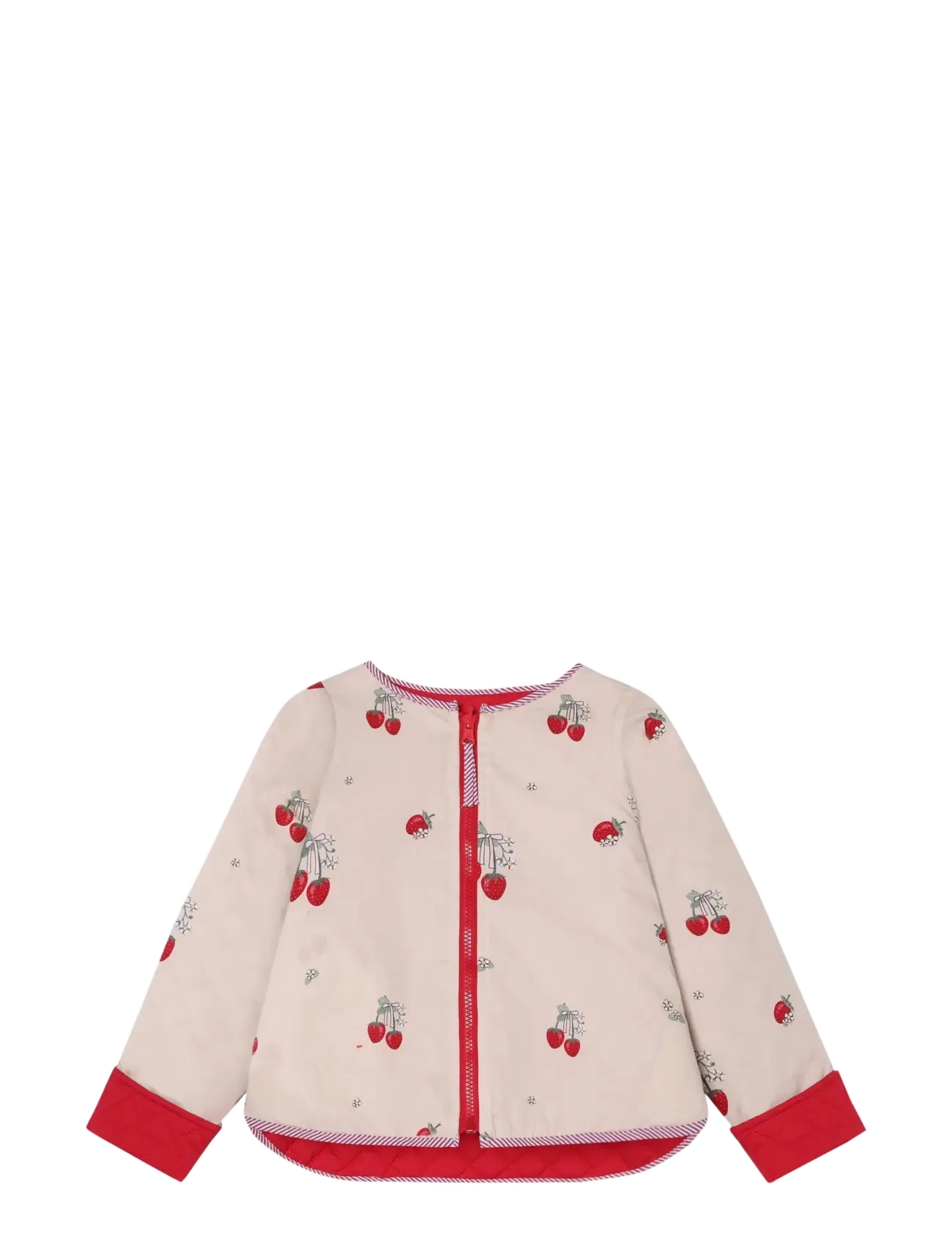 Fliink KOTA REVERSIBLE STRAWBERRY JACKET - Neuheiten - CREAM / red