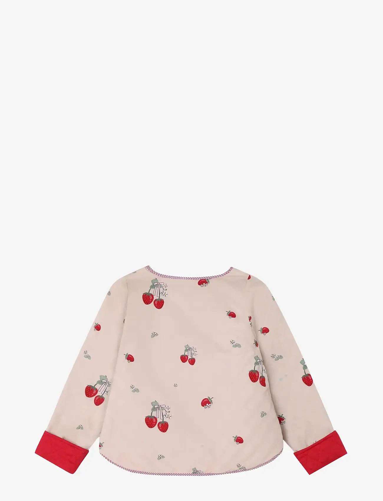 Fliink - KOTA REVERSIBLE STRAWBERRY JACKET - quiltade jackor - cream - 2
