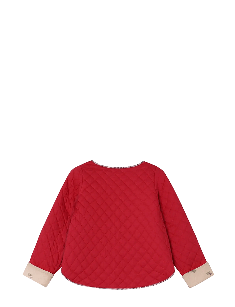 Fliink - KOTA REVERSIBLE STRAWBERRY JACKET - quiltade jackor - cream - 4