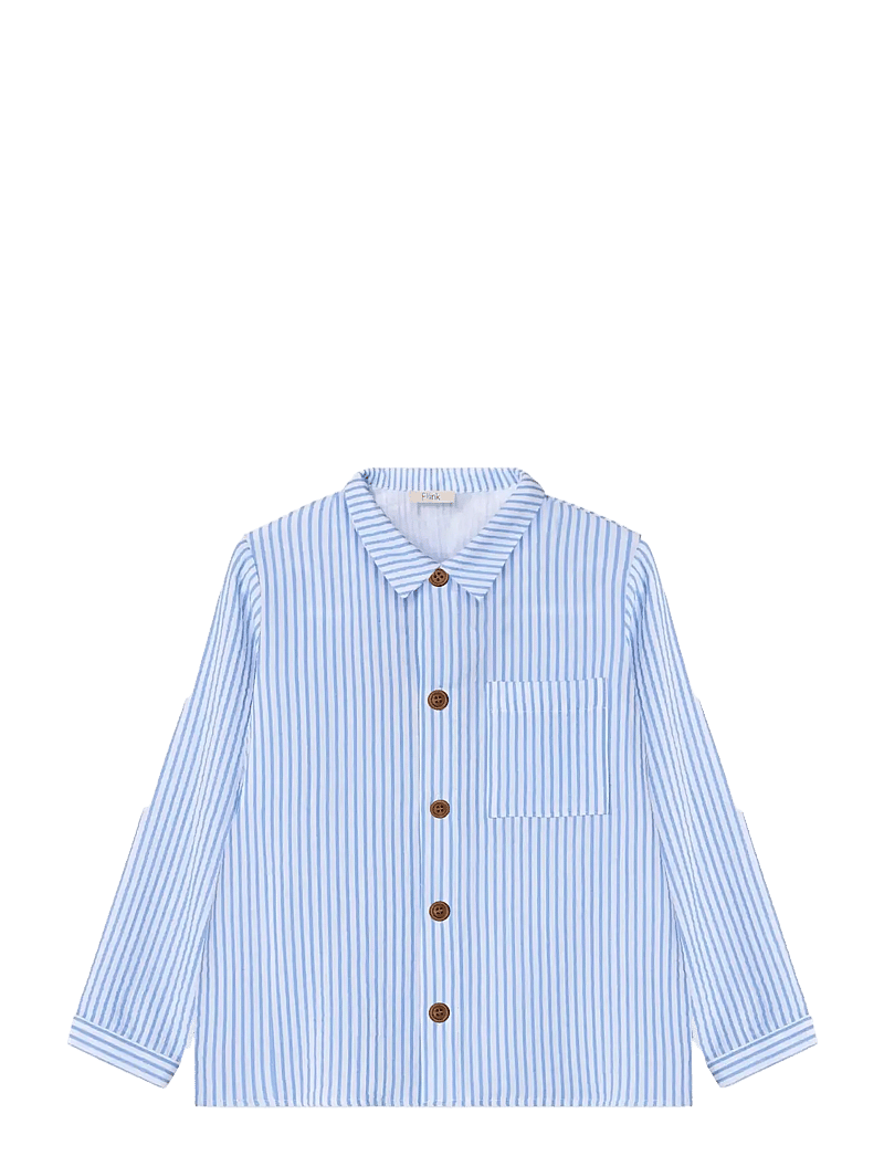 Fliink - CHA CHA LS SHIRT - pikkade varrukatega särgid - blue - 1