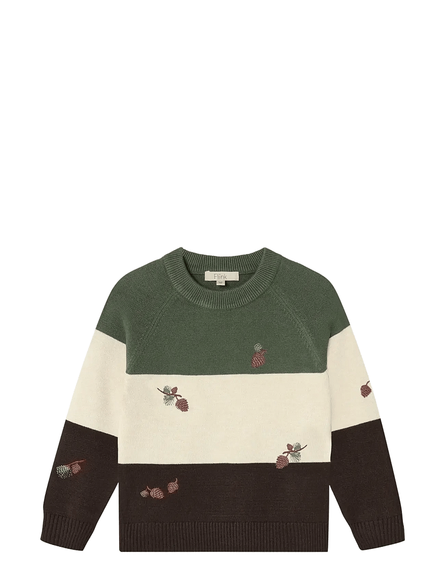 Fliink - BENNA PINECONE PULLOVER - pullover - beetle / sandshell / coffee - 1