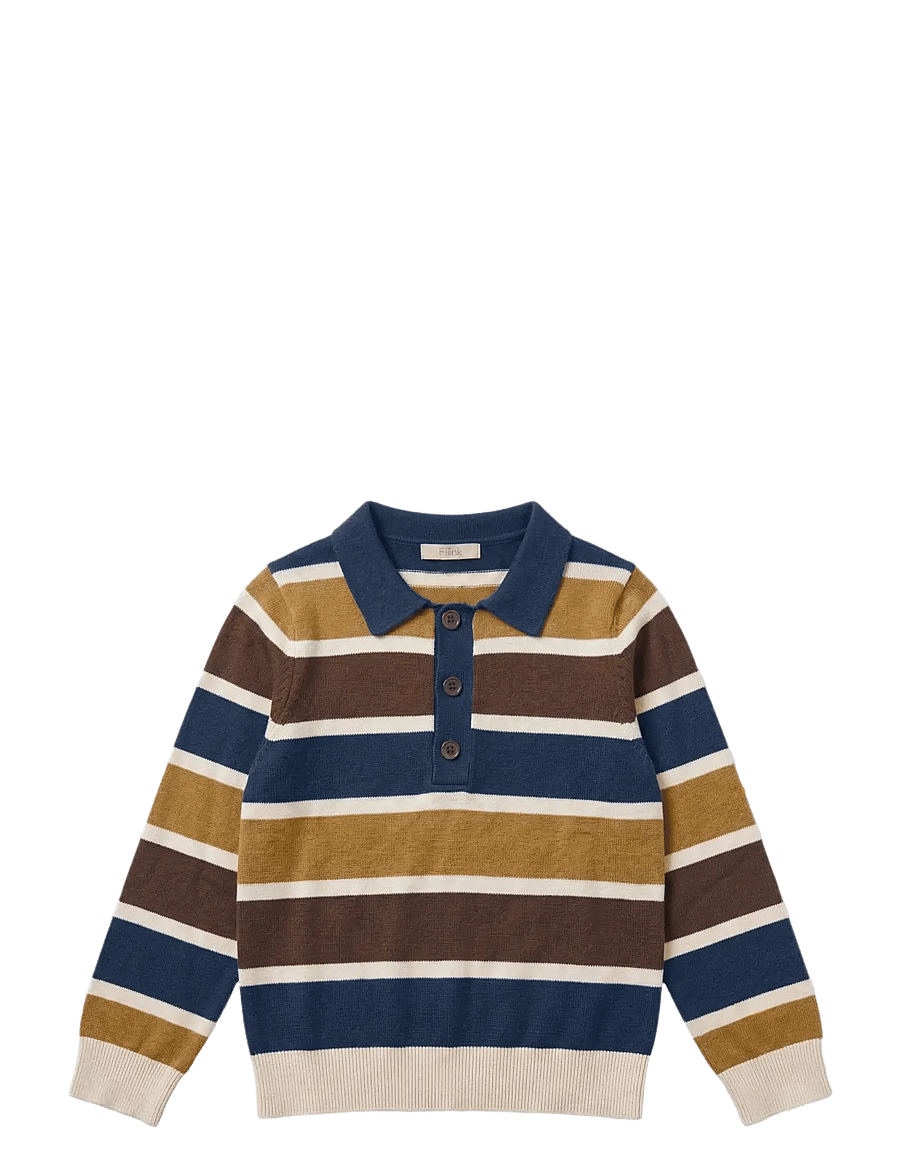 Fliink - BENNY LS POLO - langærmede poloer - insignia multi stripe - 1