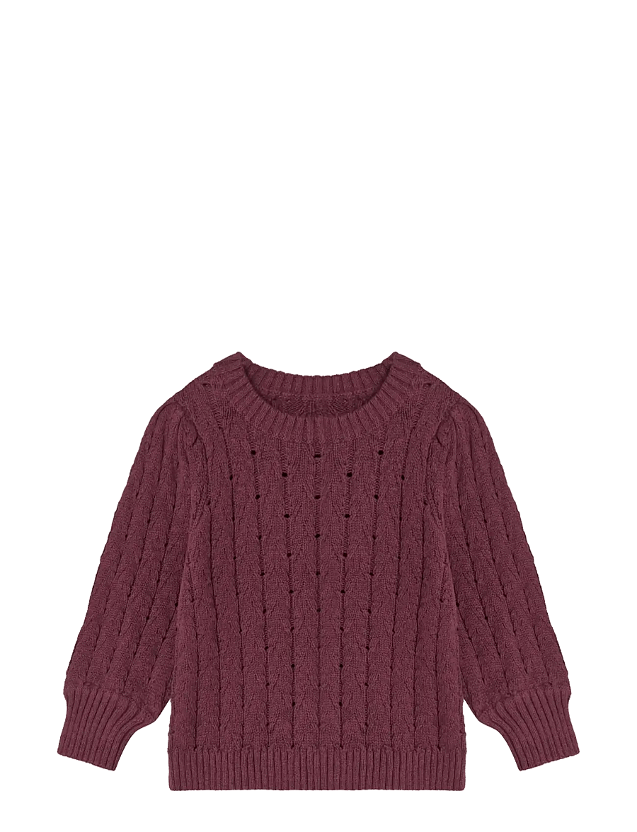 Fliink - BON CASHMERE BLOUSE - burgendy - 0